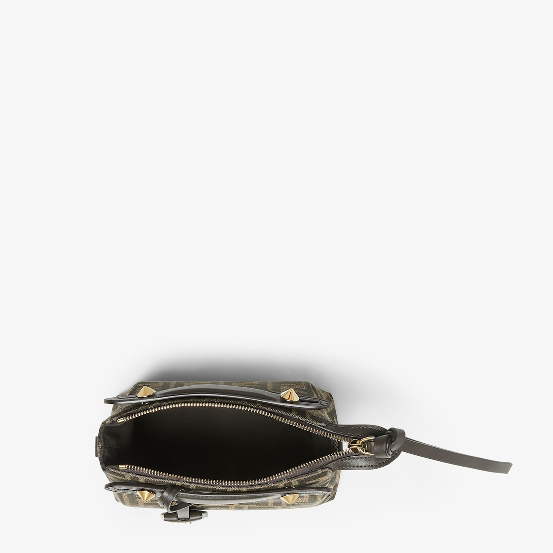 FENDI By The Way Soft Mini Brown FF jacquard fabric mini bag - Image 5